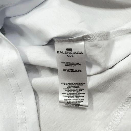 Camiseta BB/ Blanca/ Logo con cordones [2]