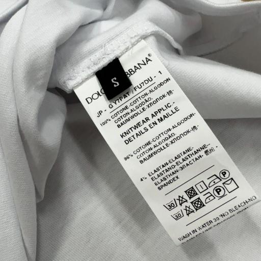 Camiseta GD 018/ color blanco/ estampado tigre logotipo plastico/ oversize [2]