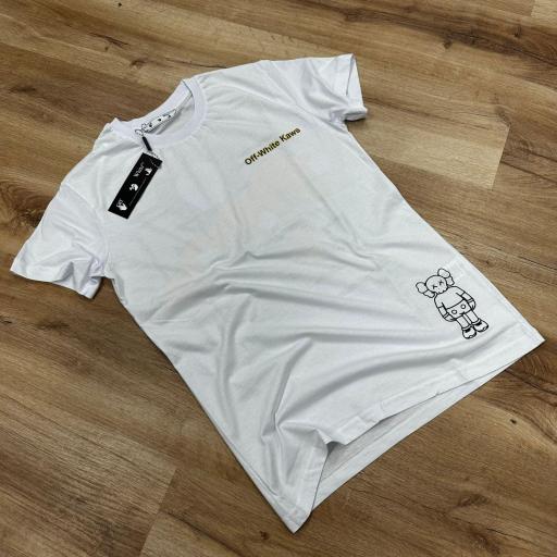Camiseta OFF WHT/ karst blanca estampada. MO [2]