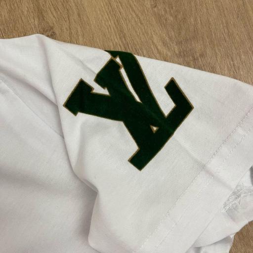 Camiseta VL blanca/ logo estampado en verde. MO [2]