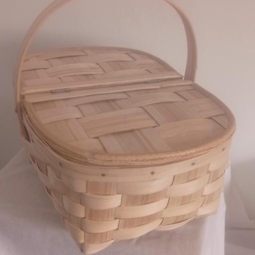Cesta de Castaño para Picnic
