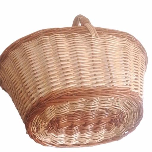 Cesta de Mimbre Bicolor [1]