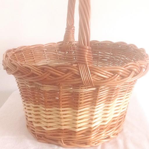 Cesta Redonda de Mimbre