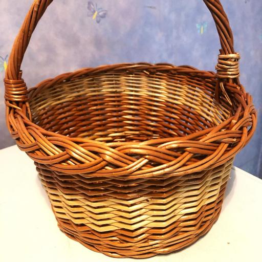 Cesta Pequeña Redonda de Mimbre [3]