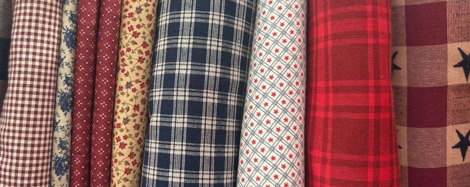 TELA PATCHWORK COUNTRY PRIMITIVE EEUU