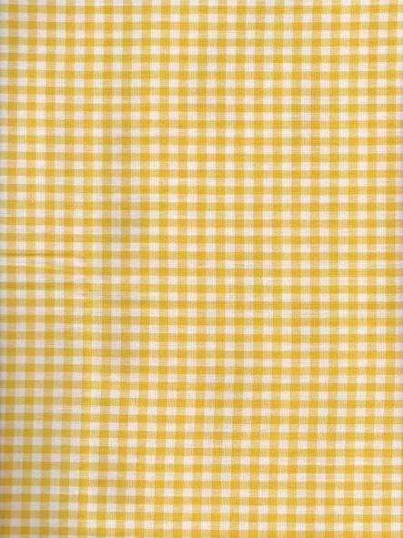 Tela de patchwork colección Vichy cuadro mediano - Amarillo
