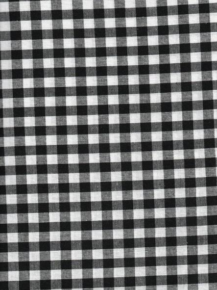 Tela de patchwork colección Vichy cuadro grande - Negro [0]