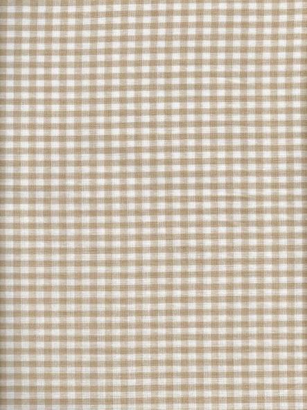 Tela de patchwork colección Vichy cuadro mediano - Beig