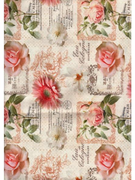 Tela de patchwork Colección Floral