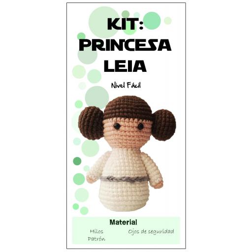 Kit Princesa Leia amigurumi