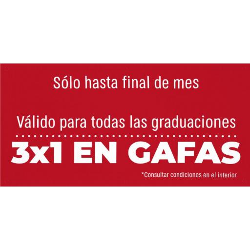 Oferta 3x1 en gafas