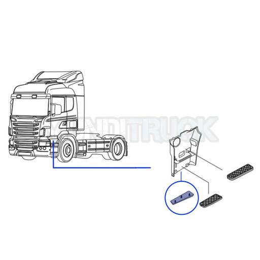 CUBRE APOYAPIES INFERIOR IZQDO. - SCANIA R-CR / R 2010 / R-CP [3]