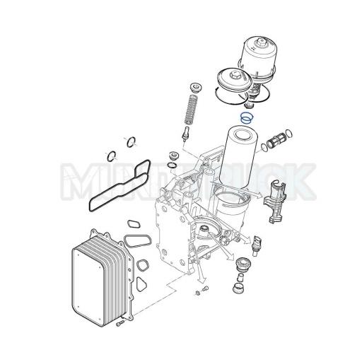 JUEGO DE JUNTAS FILTRO DE ACEITE MOTOR DAF XF Y CF  [1]