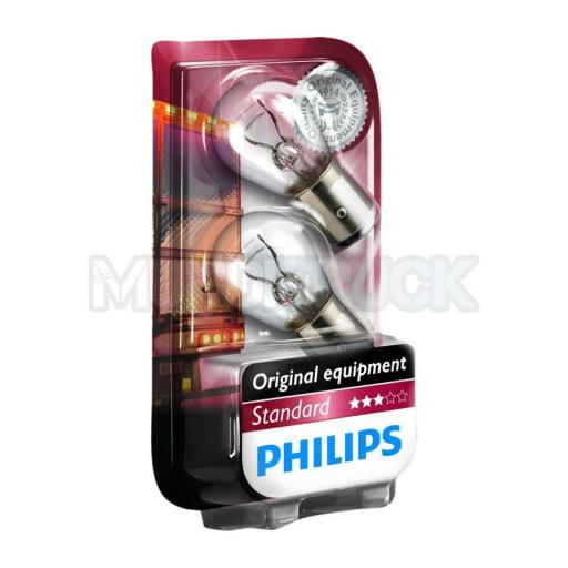 LAMPARA P21/5W STANDARD PHILIPS 24V 21W BAY15D (BLISTER 2 UNIDADES) [2]