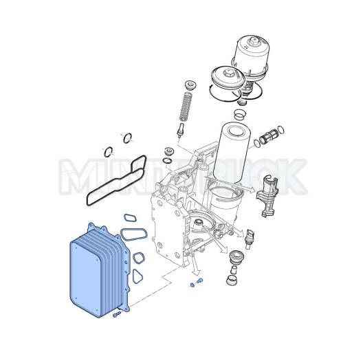 REFRIGERADOR DE ACEITE MOTOR DAF XF Y CF  [1]