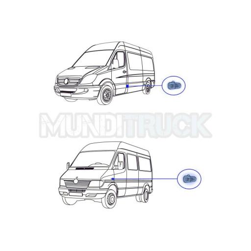 INTERMITENTE LATERAL DCHO./IZQDO. BLANCO MERCEDES SPRINTER [1]