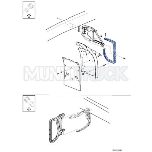 SOPORTE GUARDABARROS EJE DELANTERO IZQDO. VOLVO FH5 2021 / FM 2021 / RENAULT RANGE T [2]