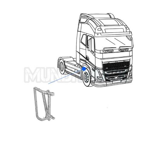 SOPORTE GUARDABARROS EJE DELANTERO DCHO. VOLVO FH5 2021 / FM 2021 / RENAULT RANGE  T [1]