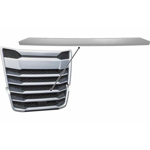 MOLDURA SUPERIOR DE LA CALANDRA INFERIOR DAF XD, XF, XG Y XG+ [2]