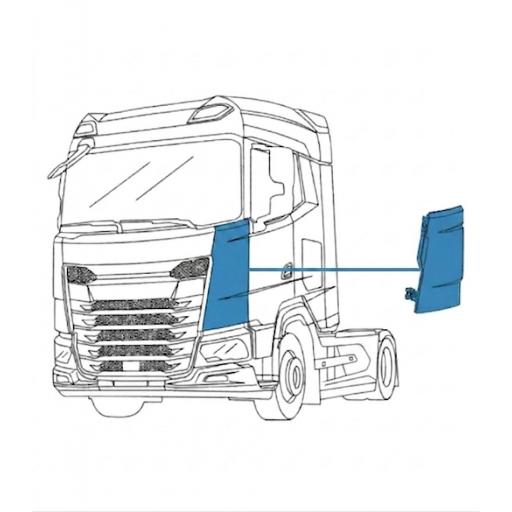 DEFLECTOR DE AIRE IZQDO. DAF XF 2021 [2]