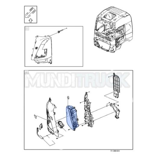 FARO DCHO. ELECTRICO CROMADO VOLVO FH5 2021 [4]