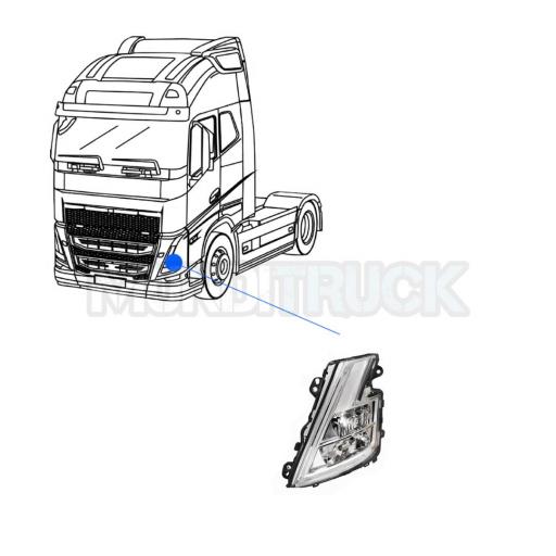 FARO IZQDO. MANUAL CROMADO VOLVO FH5 2021 [2]