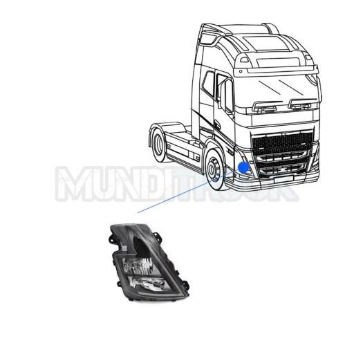 FARO DCHO. MANUAL NEGRO VOLVO FH5 2021 [2]
