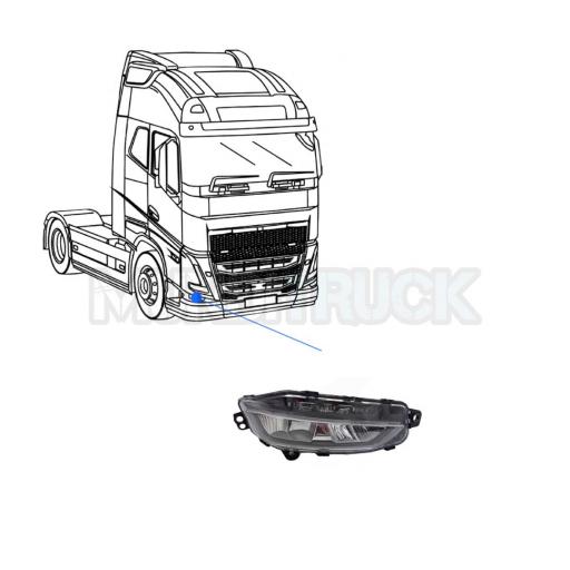 FARO ANTINIEBLA DCHO. LED NEGRO VOLVO FH5 2021 [1]