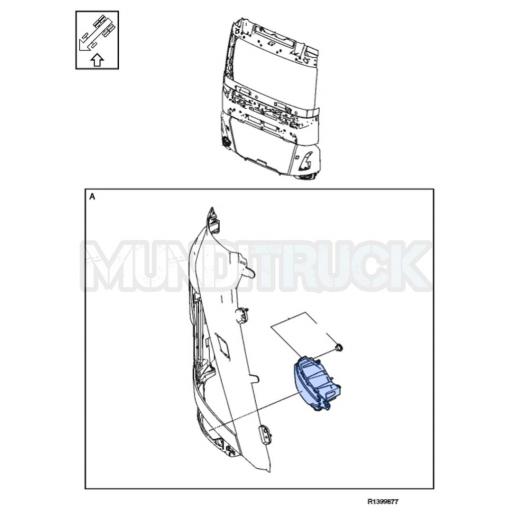FARO ANTINIEBLA DCHO. LED NEGRO VOLVO FH5 2021 [2]