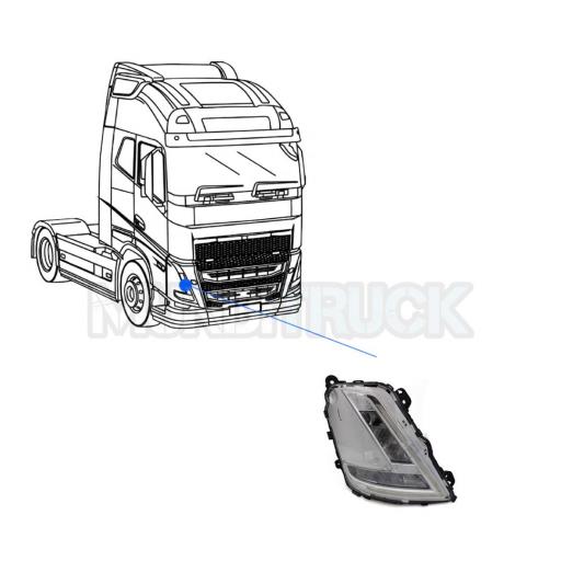FARO DCHO. MANUAL LED VOLVO FM / FMX 2021 [1]