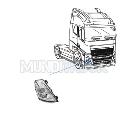 FARO DCHO. ELECTRICO CROMADO VOLVO FM 2021 [1]