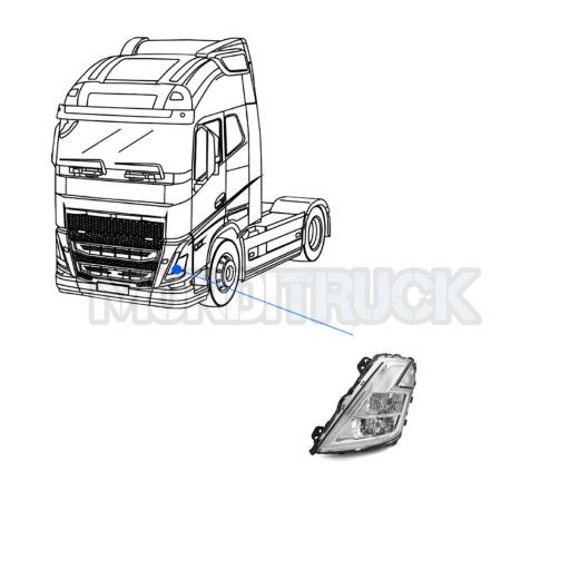 FARO IZQDO. ELECTRICO CROMADO VOLVO FM 2021 [1]