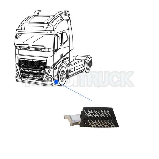 REJILLA APOYAPIES IZQDO. CON INSERTOS DEBAJO VOLVO FH 2021 / FM 2021 [2]
