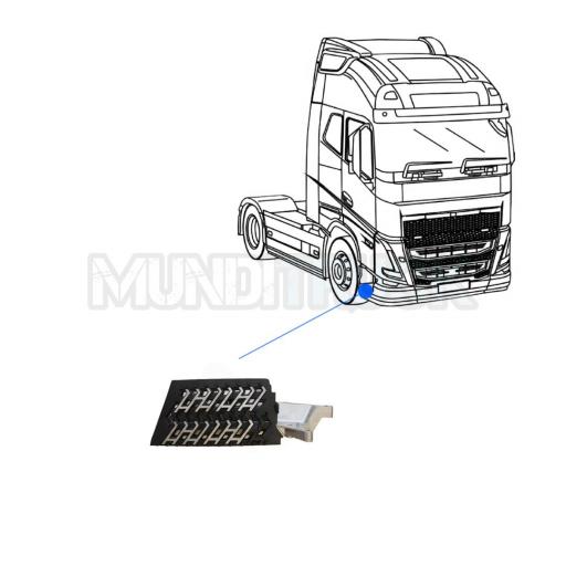 REJILLA APOYAPIES DCHO. CON INSERTOS DEBAJO VOLVO FH5 2021 / FM 2021 [2]