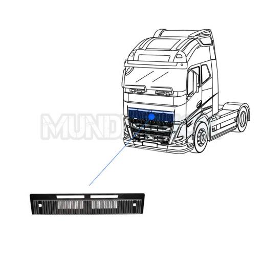 REJILLA FRONTAL CALANDRA SUPERIOR VOLVO FH5 2021 [2]