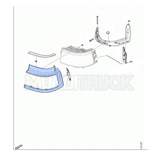 MARCO FARO IZQDO. SCANIA 7 SERIES / NEW R SERIES [2]