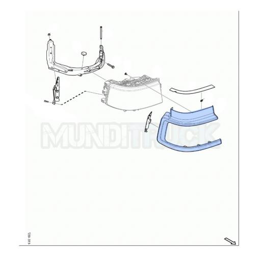 MARCO FARO DCHO. SCANIA 7 SERIES / NEW R SERIES [2]