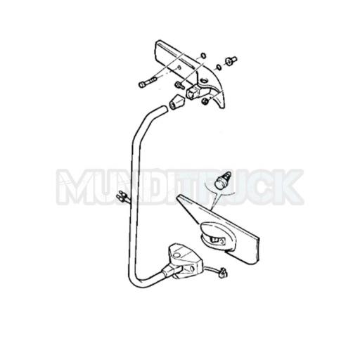 BRAZO RETROVISOR IZQDO. RENAULT Y DAF [3]