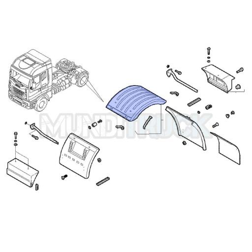 GUARDABARROS TRASERO BAJO - IVECO (VARIOS MODELOS) [1]