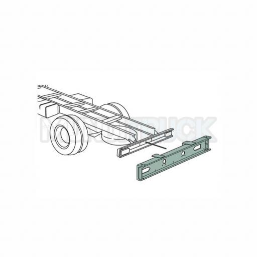 BARRA TRASERA METALICA C/ SOPORTE 1800MM GRIS IVECO DAILY [1]