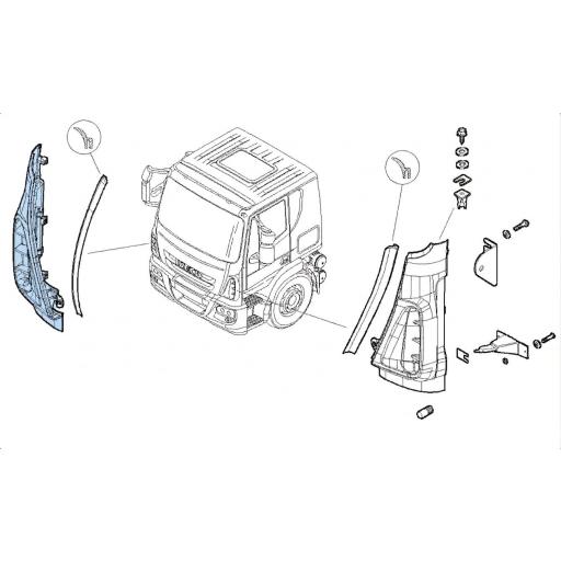 DEFLECTOR DE AIRE DCHO. IVECO EUROCARGO [3]