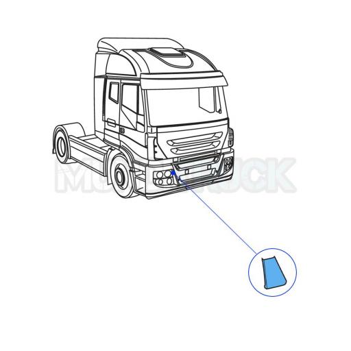 TAPA LATERAL DERECHA PARACHOQUES - IVECO STRALIS AD-AT /AS [2]