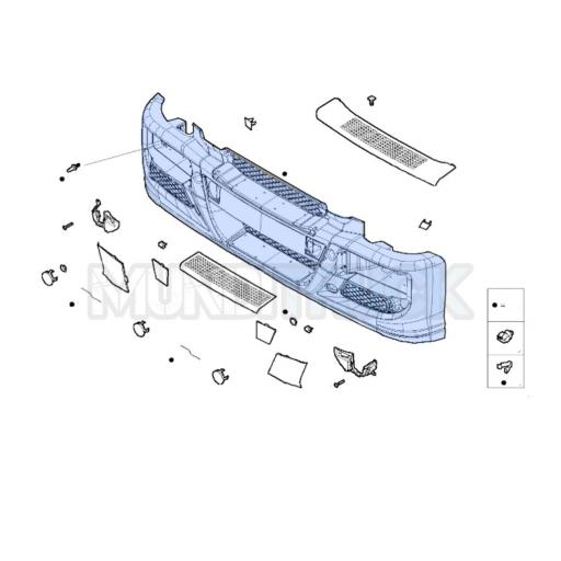 PARACHOQUES DELANTERO IVECO EUROCARGO 2009 120E21 / 180E28 [3]