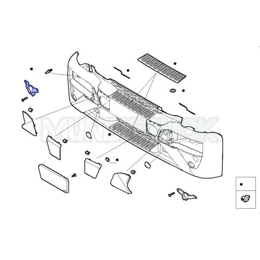 SOPORTE FARO ANTINIEBLA DCHO. IVECO EUROCARGO 2015 [1]