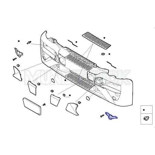 SOPORTE FARO ANTINIEBLA IZQDO. IVECO EUROCARGO 2015 [1]