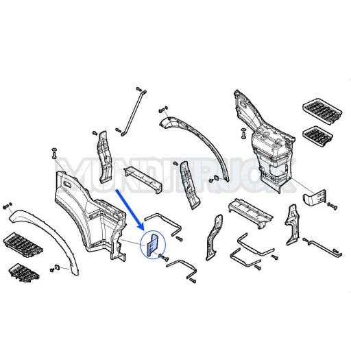 TAPA DCHA. ESTRIBO SUPERIOR IVECO S-WAY / X-WAY [1]