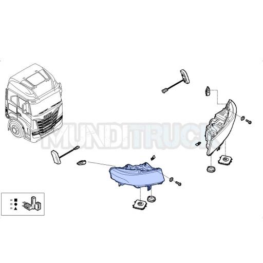 FARO LED + H7 DCHO. MANUAL IVECO S-WAY / X-WAY [1]