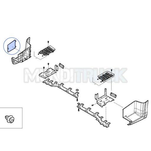 TAPA APOYAPIES DERECHO IMPRIMADA IVECO S-WAY Y X-WAY [1]