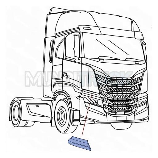 PANEL SOBRE FARO DCHO. IMPRIMADO IVECO S-WAY AS / X-WAY AS [1]