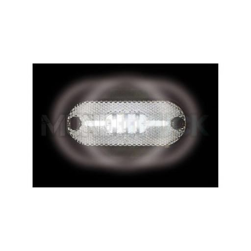 LUZ DE GALIBO 5 LED CON REFLECTOR 24V BLANCA HOMOLOGADA [2]